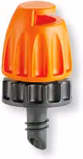 Set di 10 microirrigatori Claber con angolo di 180 gradi, colore arancione, attacco 1/2" – 1