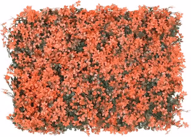 Recinzione Foglie Acero Artificiali?24 pz Rosso Chiaro 40x60cm CFW6383831