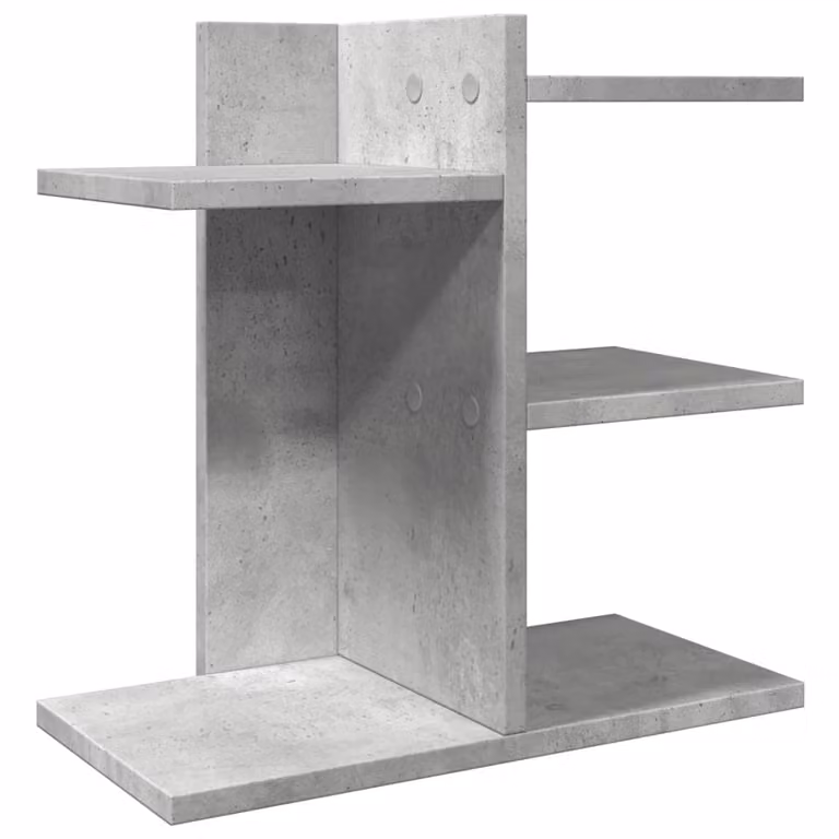 Organizer Scrivania Grigio Cemento 42x21,5x42 cm Multistrato