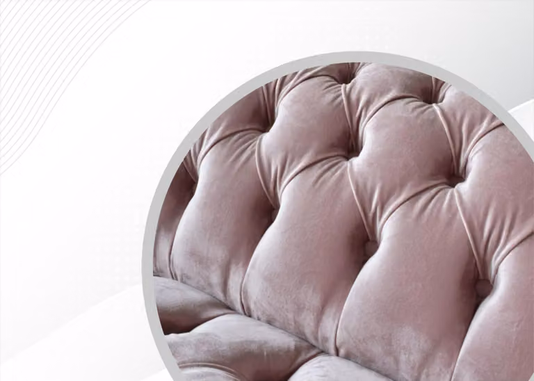 Chesterfield 3Sitzer Hellpink Kreative Möbel Wohnzimmer Modern Design Sofa