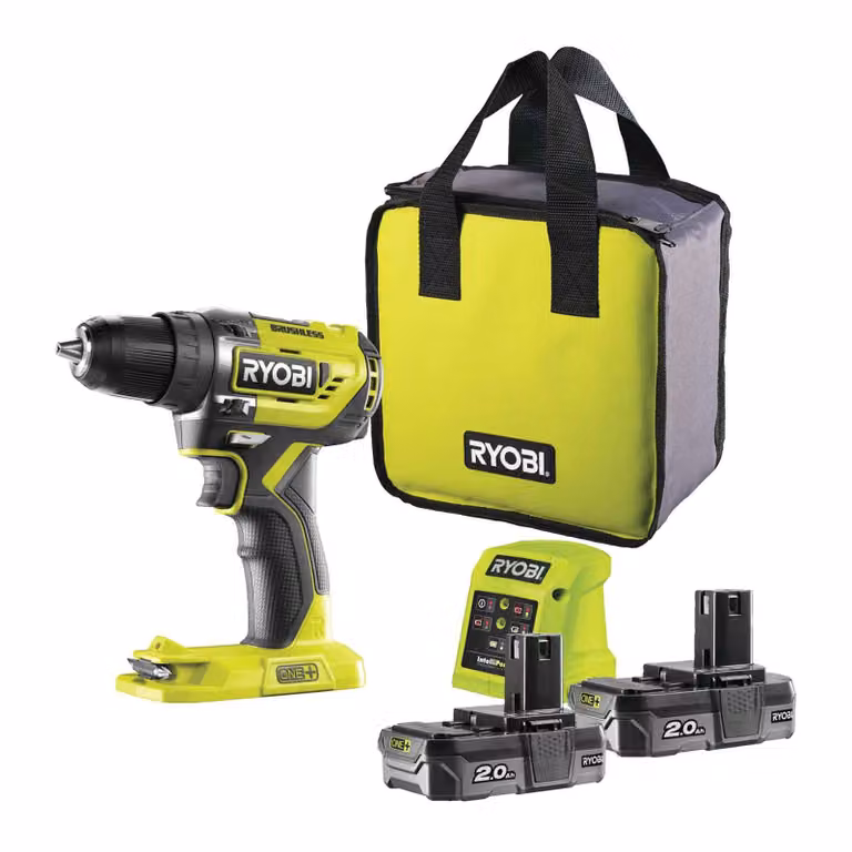 Ryobi R18DD5-220S trapano/avvitatore a batteria 18 V + batteria 2X 2AH + caricatore ONE+