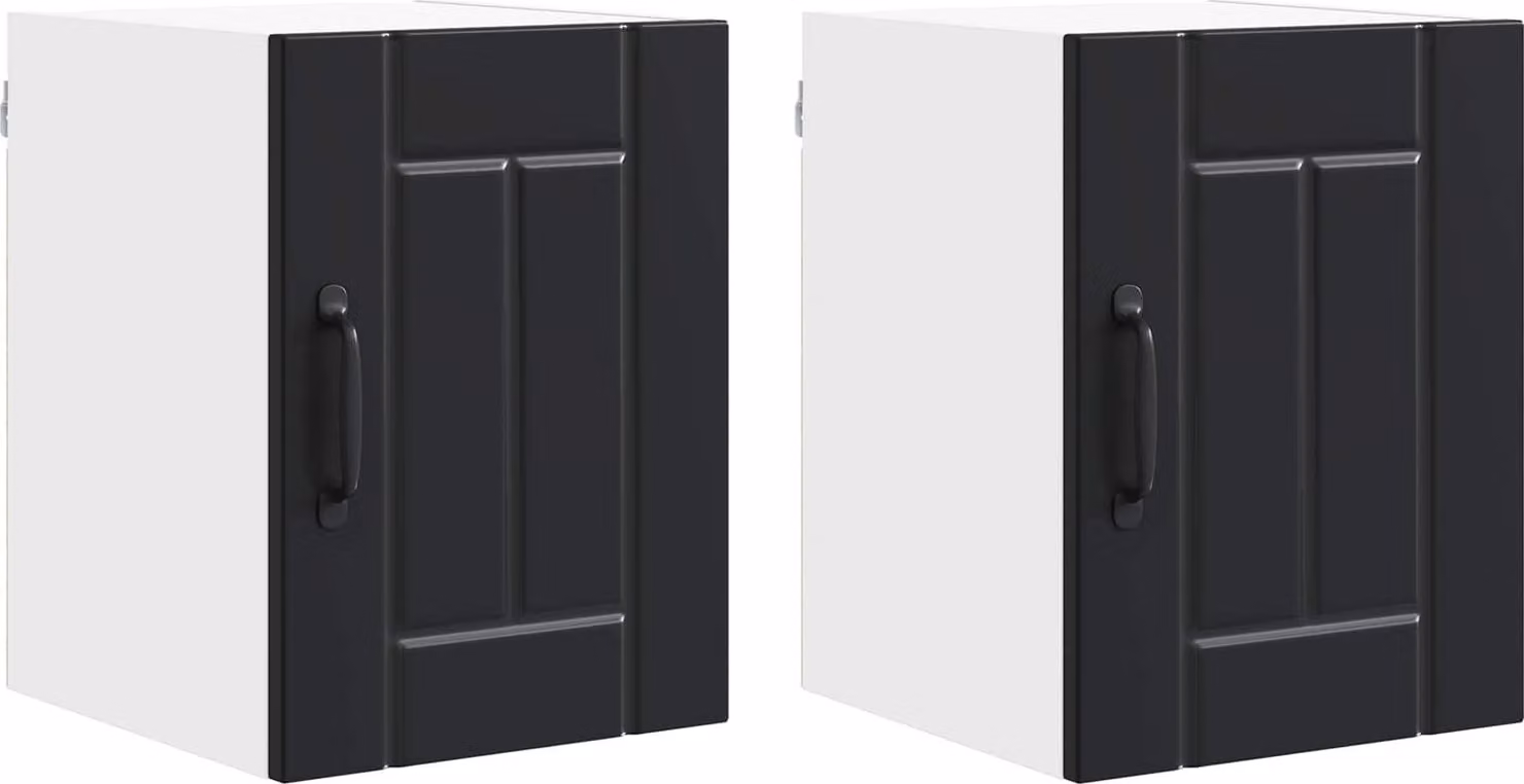 Armadietto a muro LUCCA 2 pcs Nero 30 x 31 x 40 cm