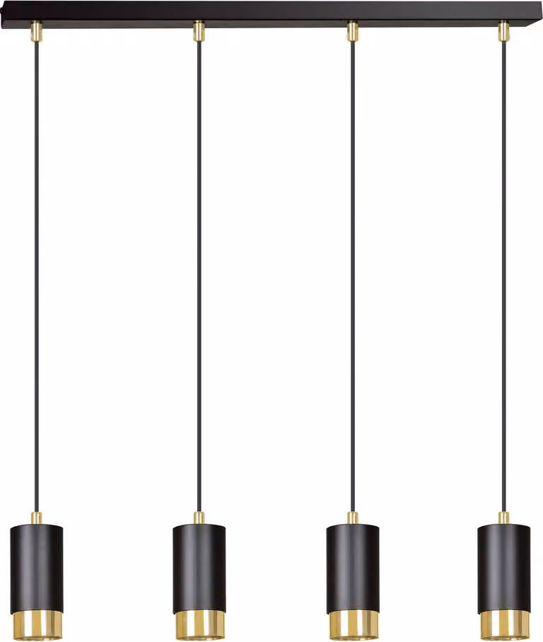 Lampadario Emibig 4xGU10 30W FUMIKO 4 BL/GOLD 817/4