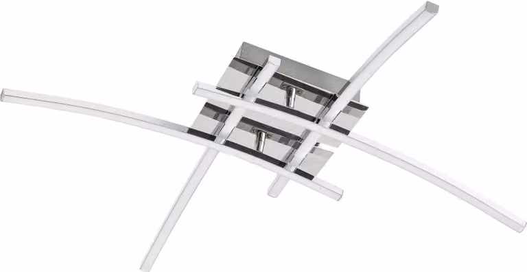 Rabalux 2503 Lampada da soffitto Alexis, 24 W, 4000 K, 1920 lm, argento, rotonda, bianco neutro, ø 665 mm