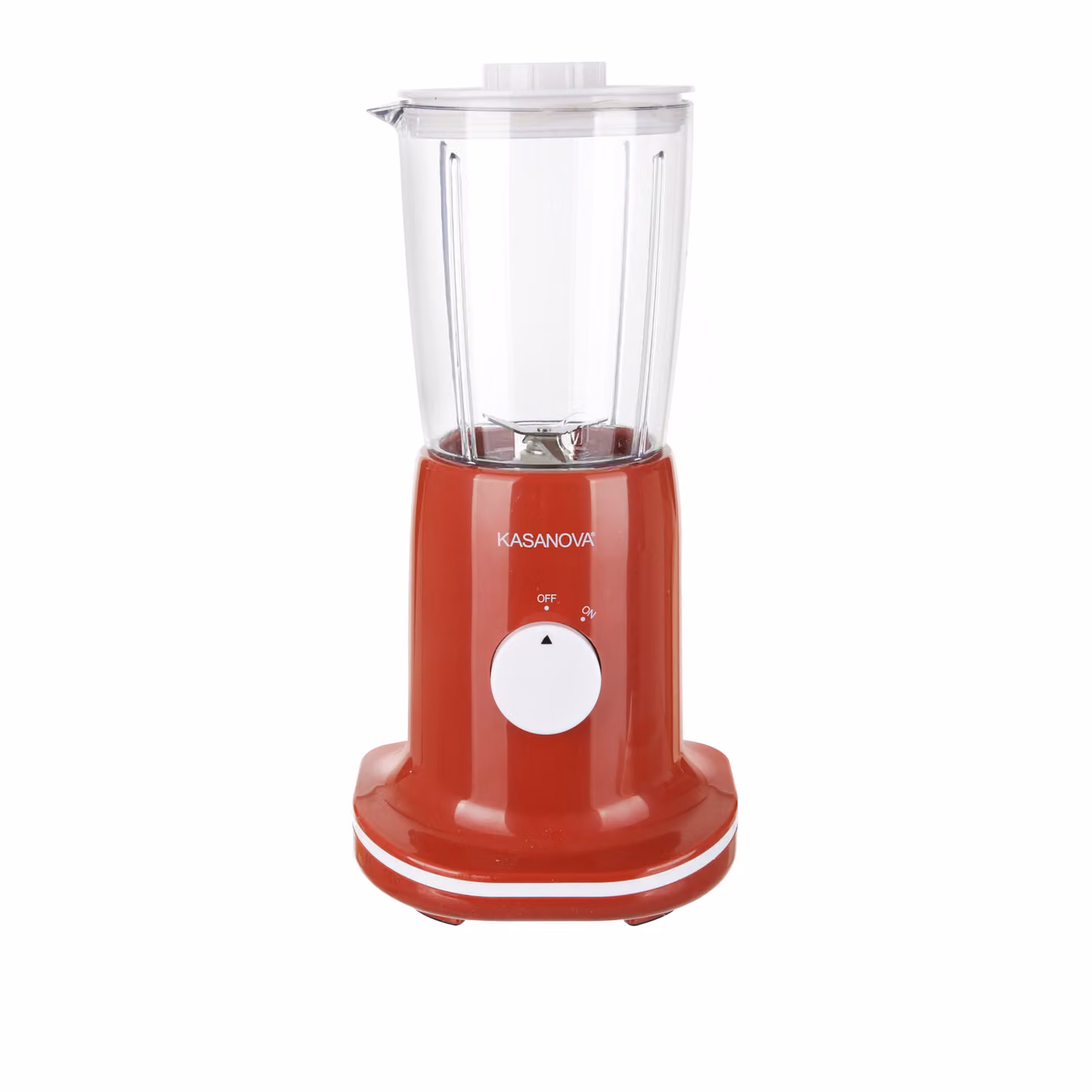 Frullatore KASANOVA da 300 W con brocca in plastica e acciaio inox da 500 ml, rosso – 2