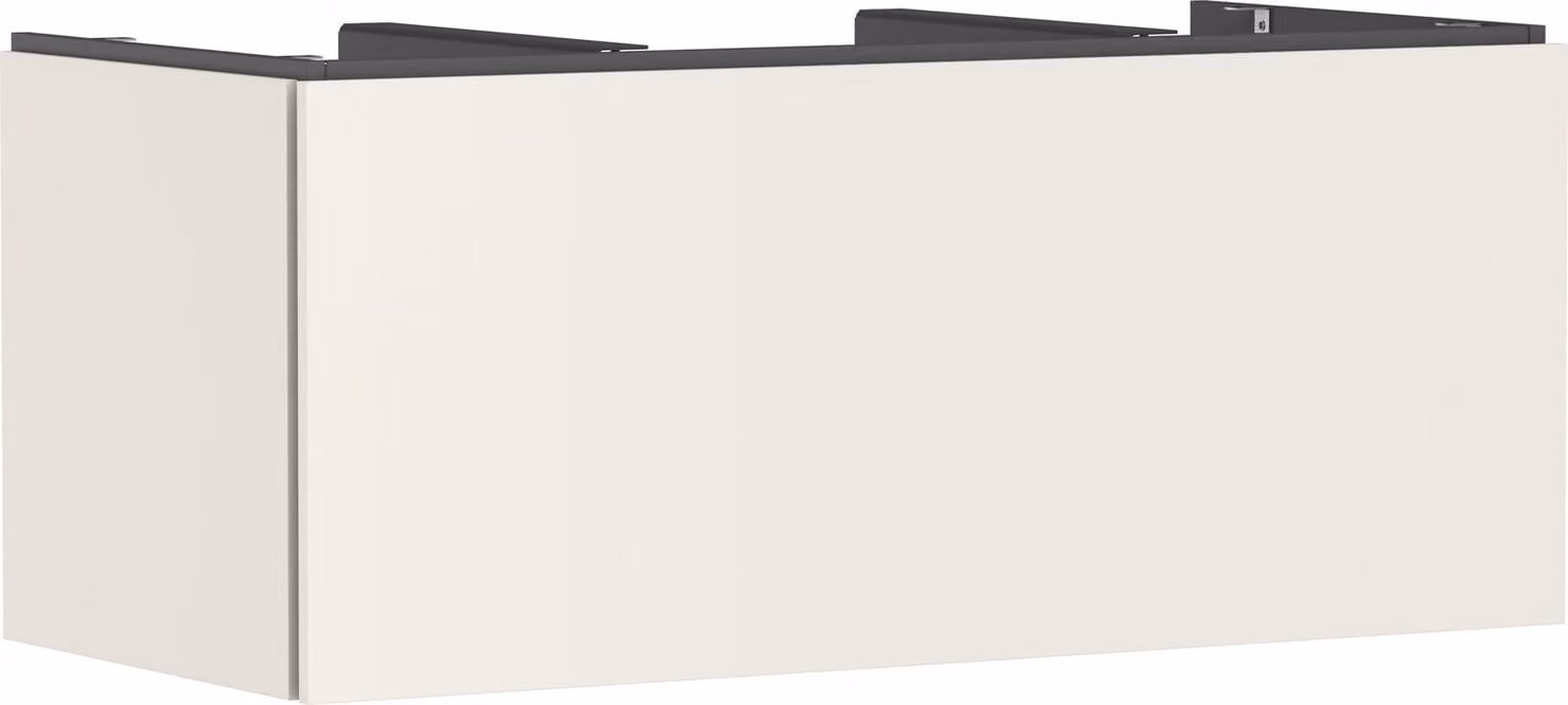 hansgrohe Xilesa E meuble sous-lavabo, 1 tiroir, pour console découpe au centre, 1180x550x500mm, 54267780, 54267780