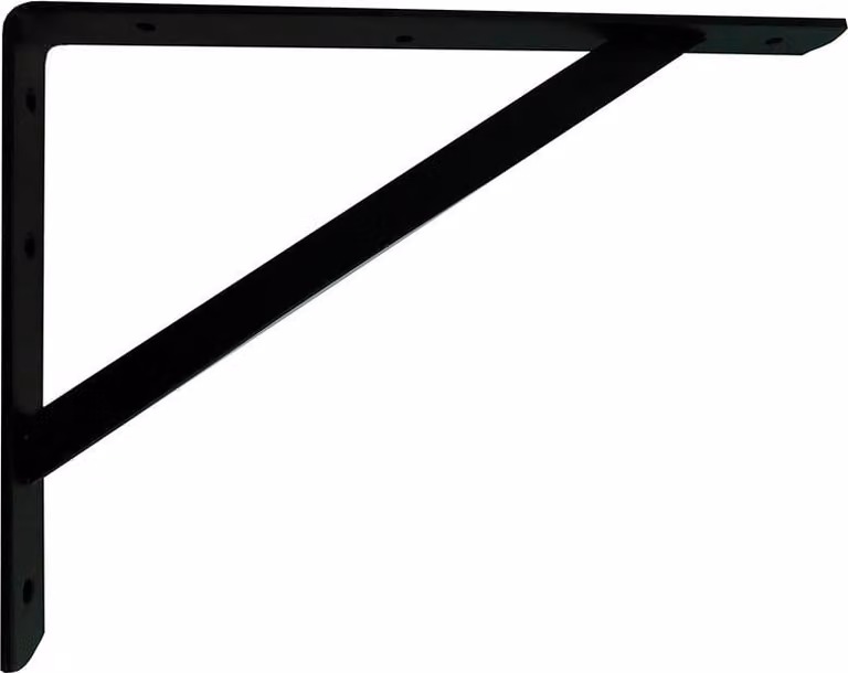 Quadrato rinforzato plm04 nero 400 x 280 mm