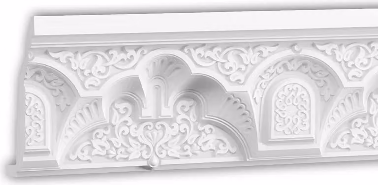 Profhome 150504 Modanatura d'angolo Modanatura del soffitto Modanatura decorativa Orientale 2 m