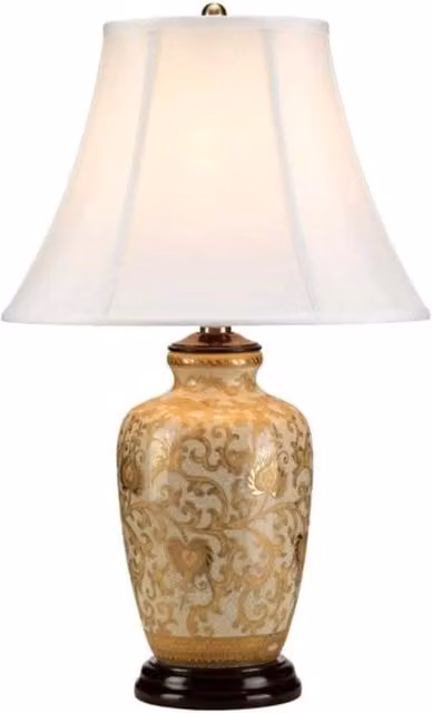 Lampada Da Scrivania Contemporanea Goldthistle Porcellana 1 Luce E27