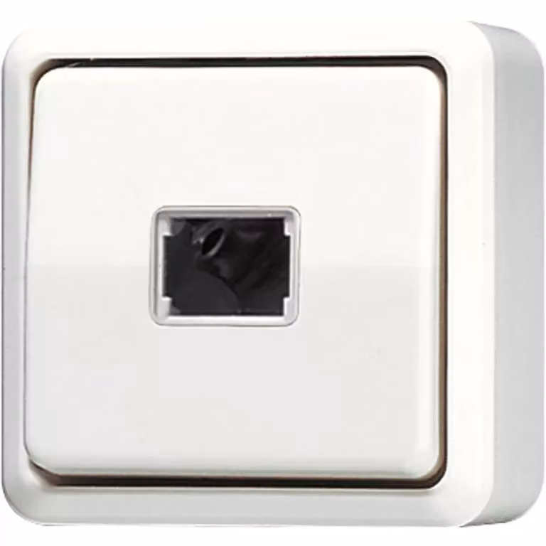Jung 634A Pulsante 10 AX 250 V ~ (senza simbolo) bianco