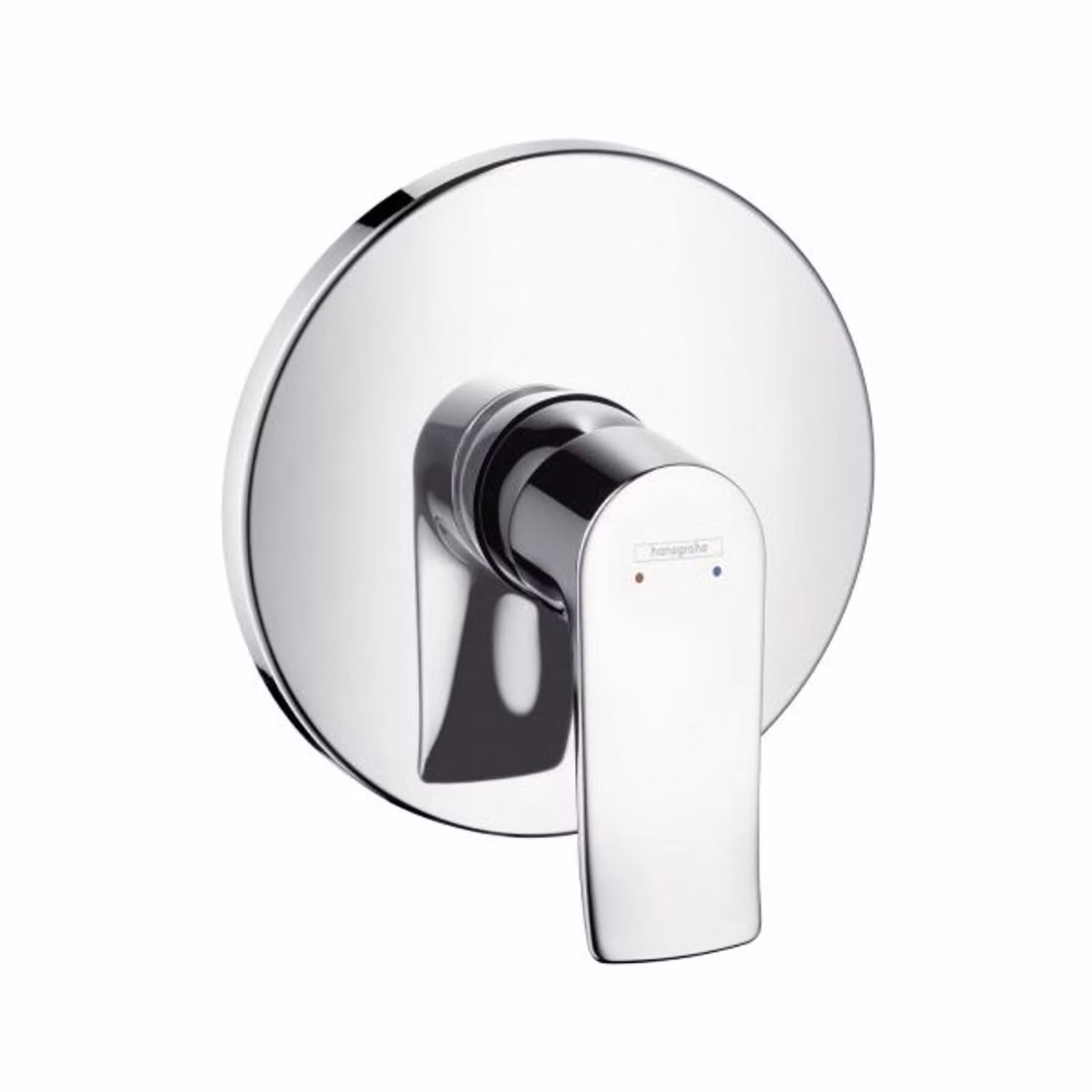 hansgrohe Metris Mitigeur monocommande de douche encastré, rond, chromé, 31685000, 31685000
