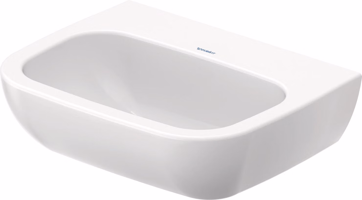 Duravit D-Code lavabo, sans trou pour robinet, sans trop-plein, 550x430x175mm, blanc brillant, 2311550070, 2311550070