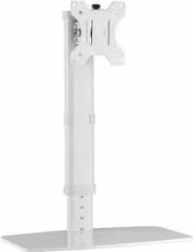 Supporto per monitor e TV da scrivania Techly ICA LCD 260 bianco con attacco VESA 100x100 e portata fino a 6 kg