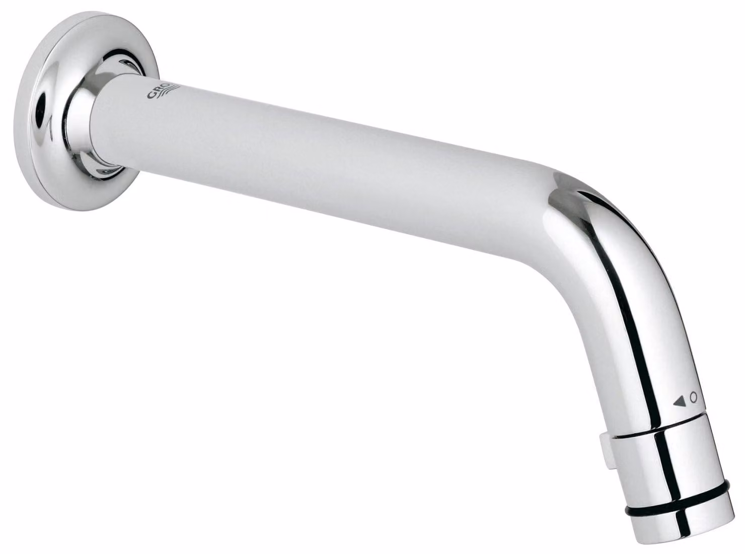 Rubinetto a parete per WC, monocomando, cromato, 1/2", portata 6 l/min