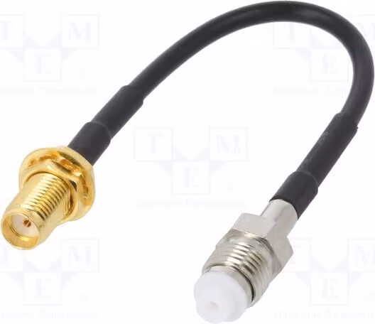 1 cavo da 100 mm, connettore Ko, diritto, flessibile