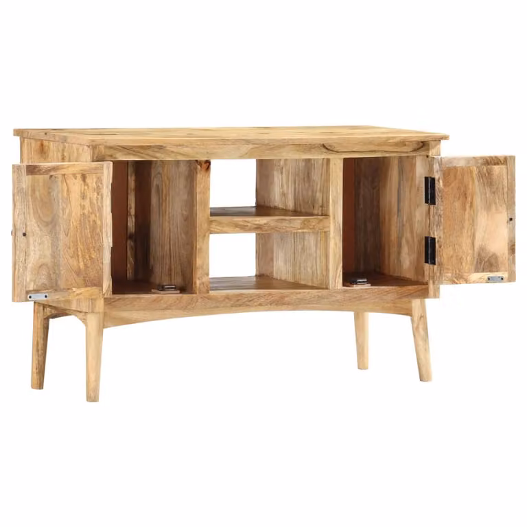 vidaXL Credenza 100 x 35 x 60 cm in legno massiccio di mango