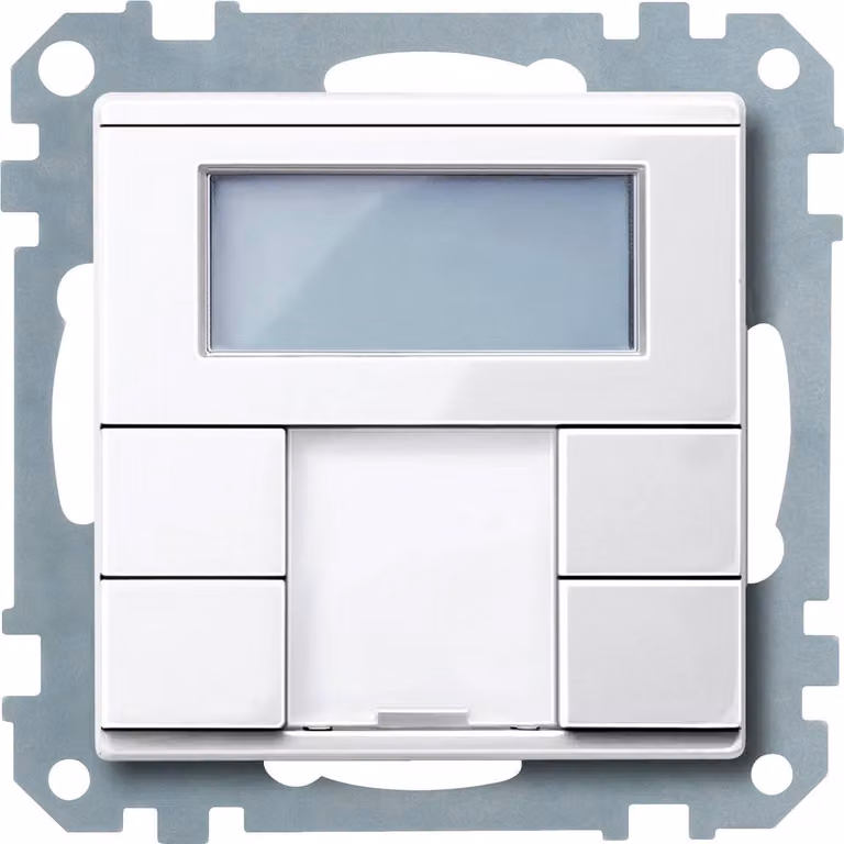 MERTEN GMBH Merten Pulsante a 2 vie plus MEG6212-0319 c.RTR bianco polare lucido Sistema M
