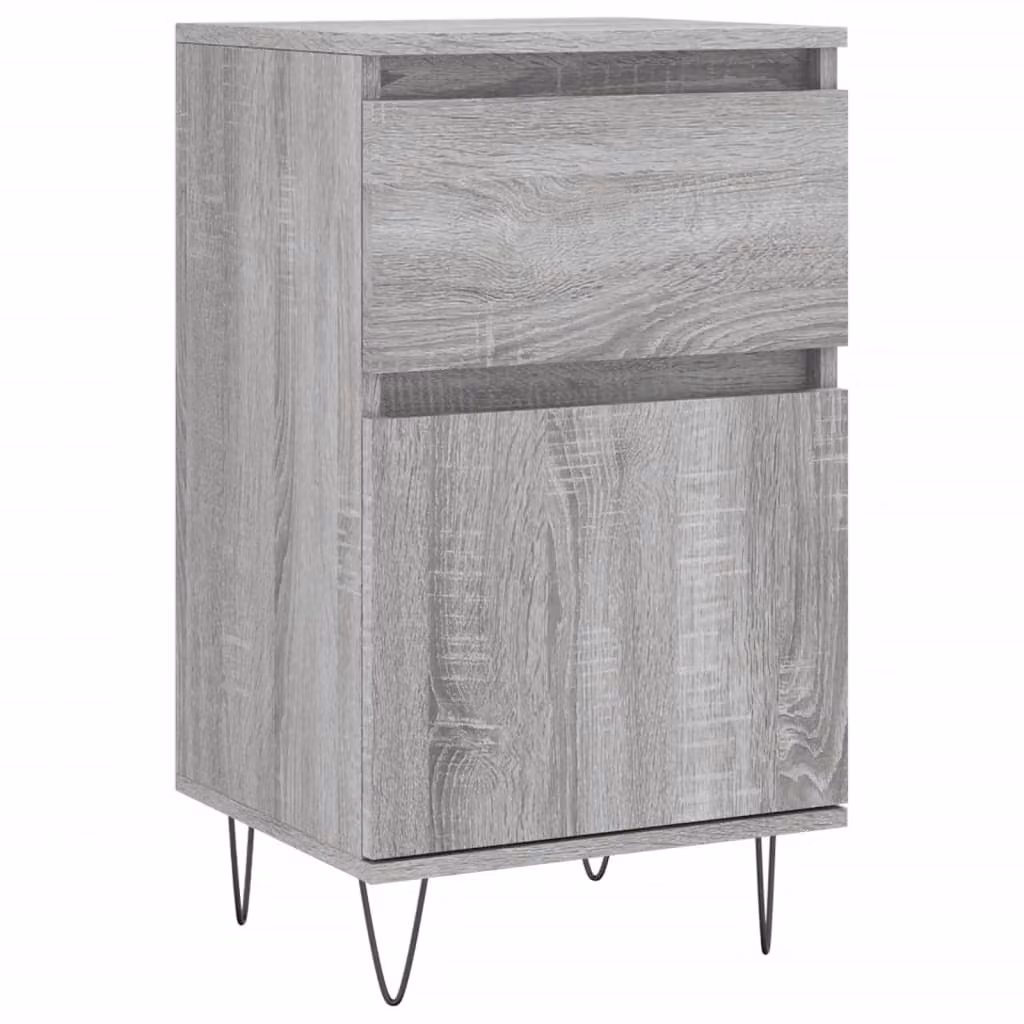 Credenza Grigio Sonoma 40x35x70 cm in Legno Multistrato