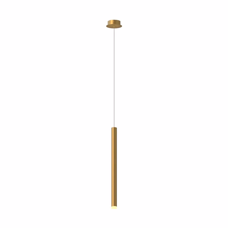 Mantra Iluminación Lampada a sospensione Cala LED, alluminio, colore oro, Ottone / Oro, Soggiorno / Sala da pranzo, Metallo, Moderno