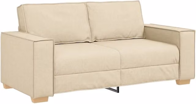 Divano | Divano da soggiorno | Sofa a 2 posti Crema 180x78x84 cm Tessuto