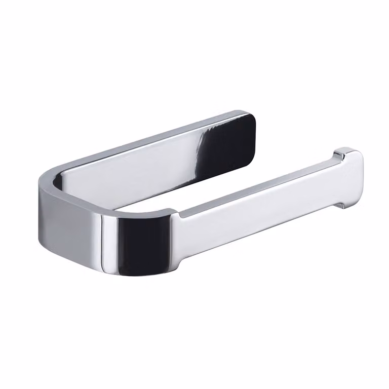 Portarotolo da muro in ottone, acciaio inox e Cromall 3224 Gedy serie OUTLINE Cromato