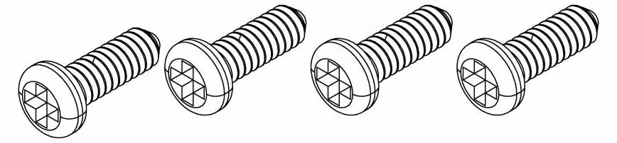 Viti per turbocompressore, confezione da 14 pezzi
