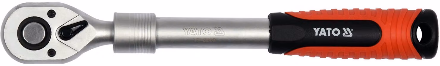 Chiave a cricchetto telescopica, 1/2'', 305–445 mm, acciaio CrV6135