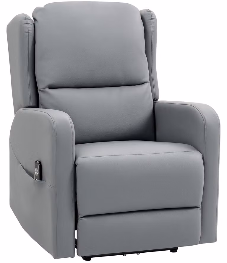 Poltrona relax elettrica HOMCOM con massaggio 3D a impastamento, rivestimento in