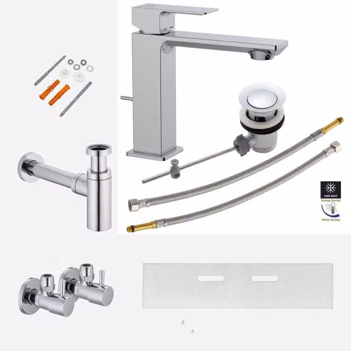 Set di montaggio e accessori Kronenbach Quara 3.0 per lavabo