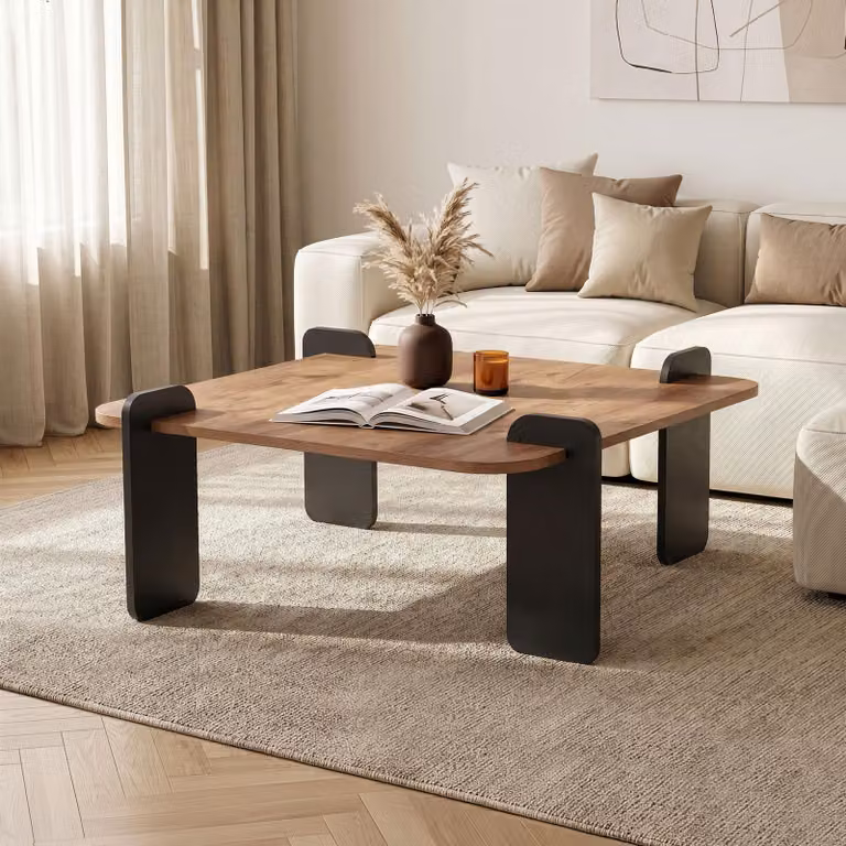 Skye Decor, Tavolino Nesting (3 pezzi) - Rovere Saphir, 100% melaminico | Pannello truciolare rivestito al 100% in melamina