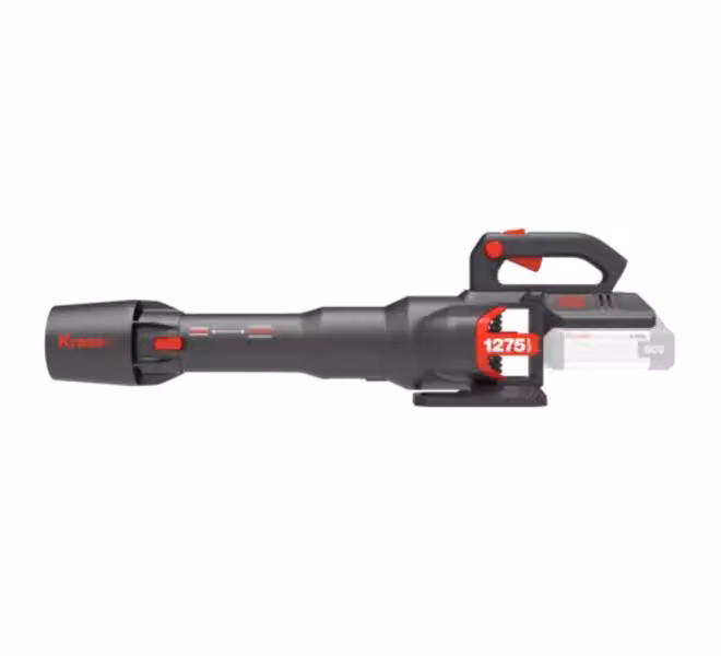 Kress KG560E.9, soffiatore portatile, 215 km/h, 1275 m³/h, 18 N, nero, rosso, batteria ricaricabile