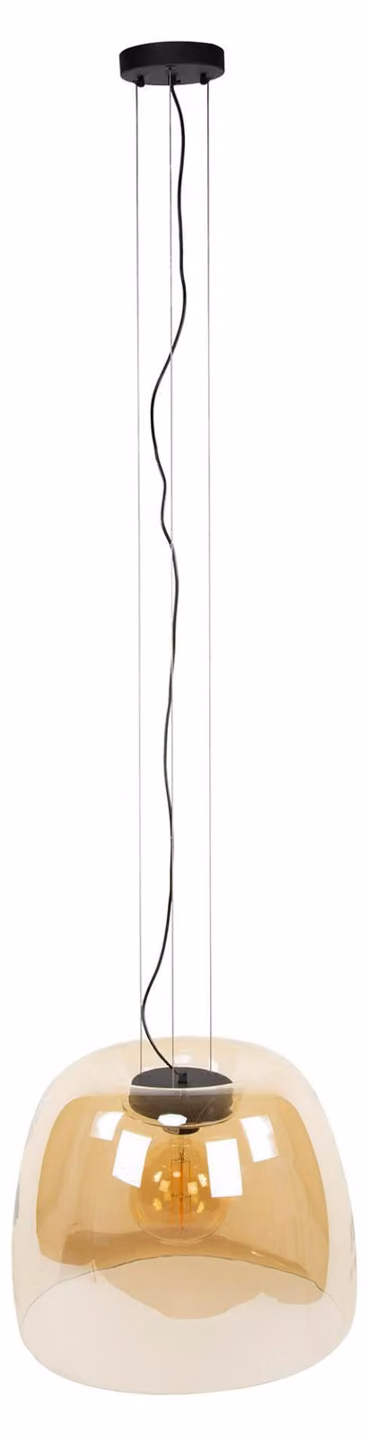 Lampada da soffitto FURNLUX Drift Nero e Oro 48 cm / Colore principale: Oro / Dimensioni: 48 x 150 x 48 cm