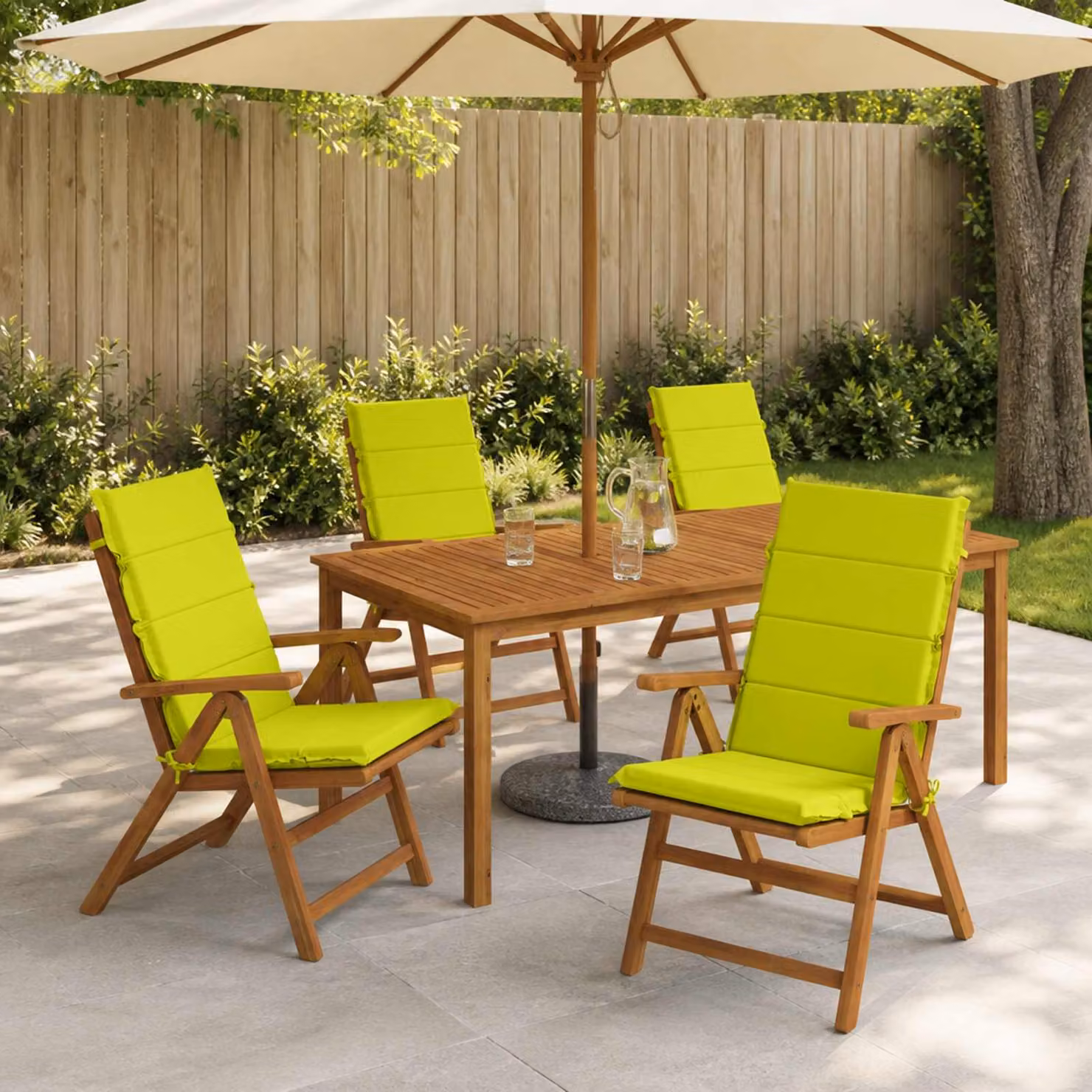 vidaXL Cuscino per sedia a schienale alto GEMERT 6 pz 100% Poliestere
