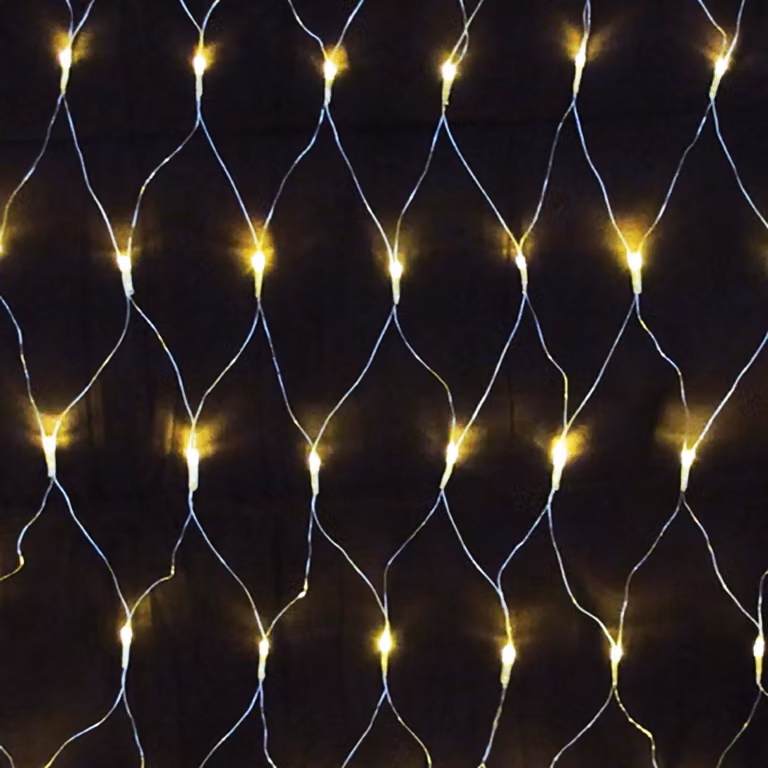 240 LED rete luminosa bianco caldo