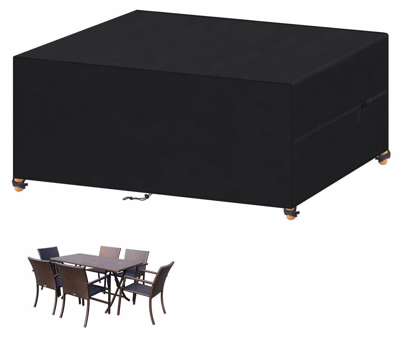 Copertura protettiva per mobili da giardino, dimensioni 140x90x75 cm, tessuto Oxford 420D, impermeabile e antipolvere