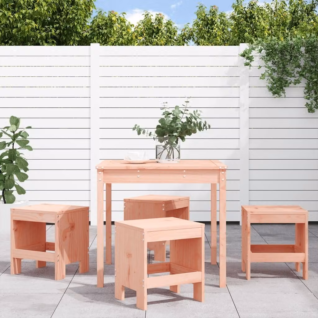 Maison Exclusive - Set da pranzo da giardino in 5 pezzi in legno massello di douglasia