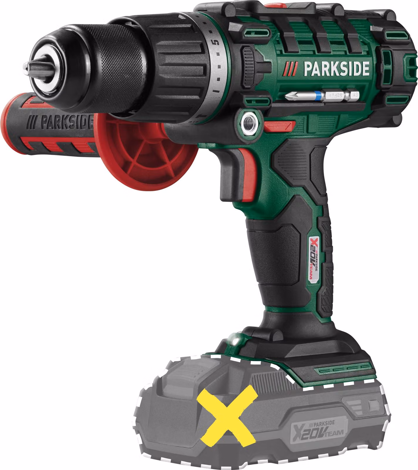 Avvitatore a percussione a batteria PARKSIDE® 20 V «PSBSA 20-Li E4», senza batteria e caricabatteria