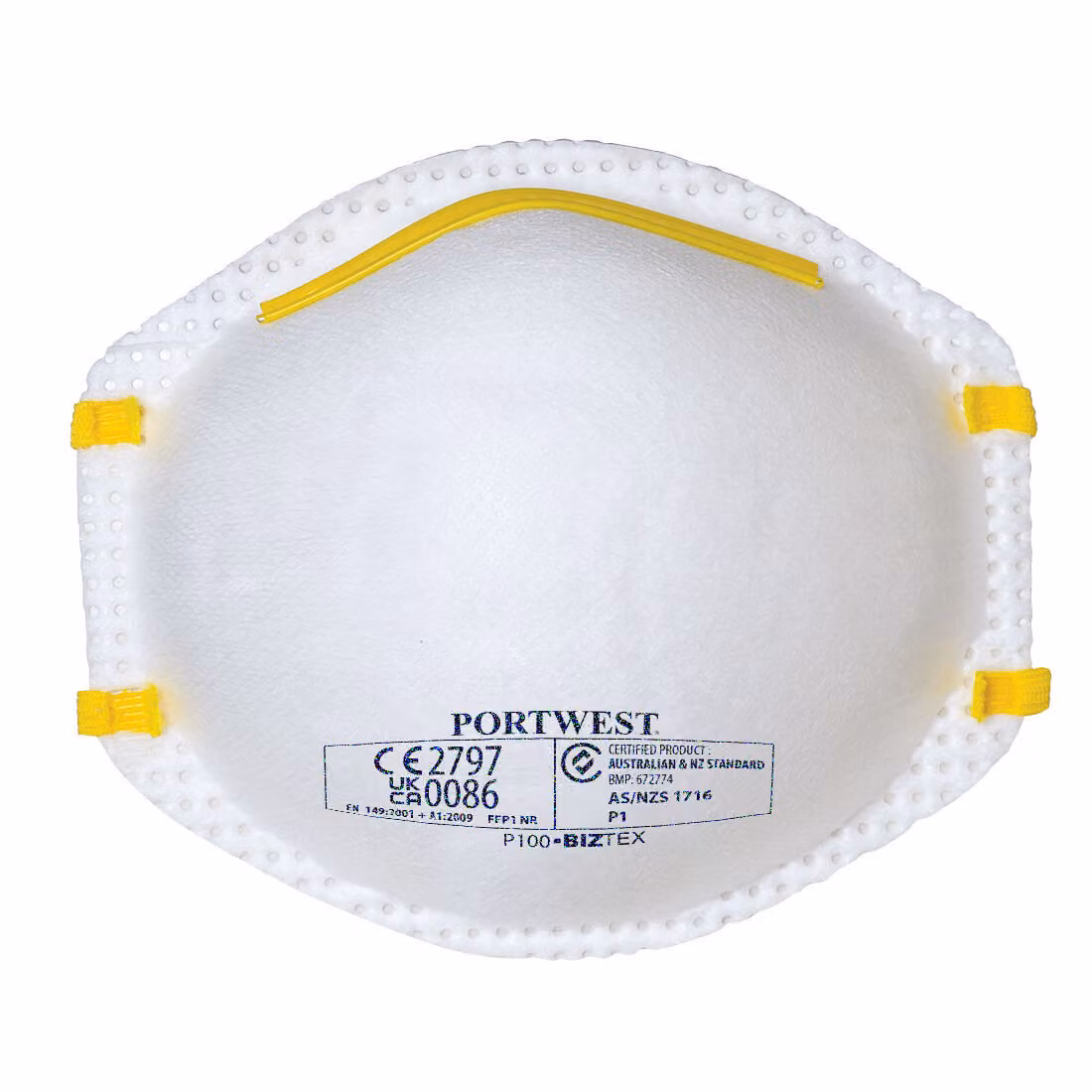 Portwest P100 FFP1 maschera per polveri sottili Bianco