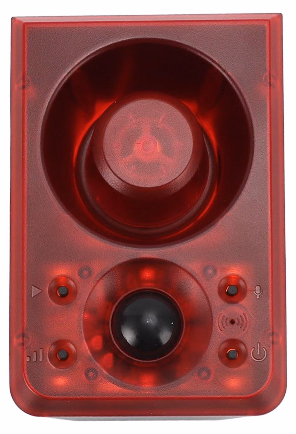 Sensore di movimento con allarme luminoso - Sistema di allarme solare con suono di abbaio di cane - Modello Denashamftdkc19x