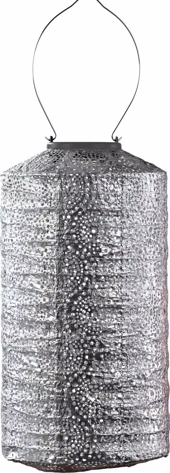 LUMIZ Illuminazione da giardino - Luci da esterno - Cilindro occulto - 18 cm - Argento