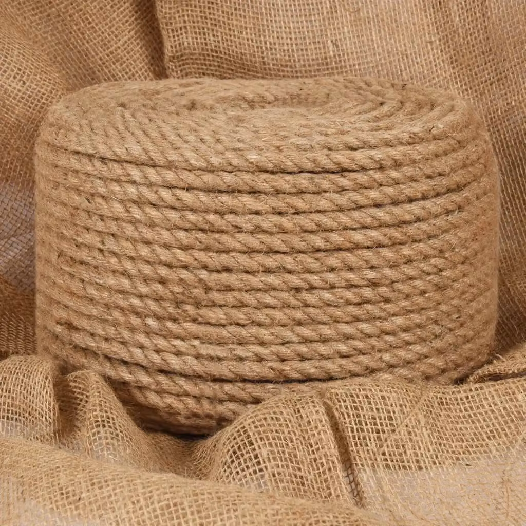 Corda in juta 100% vidaXL colore beige, diametro 12 mm, lunghezza 100 m – 1