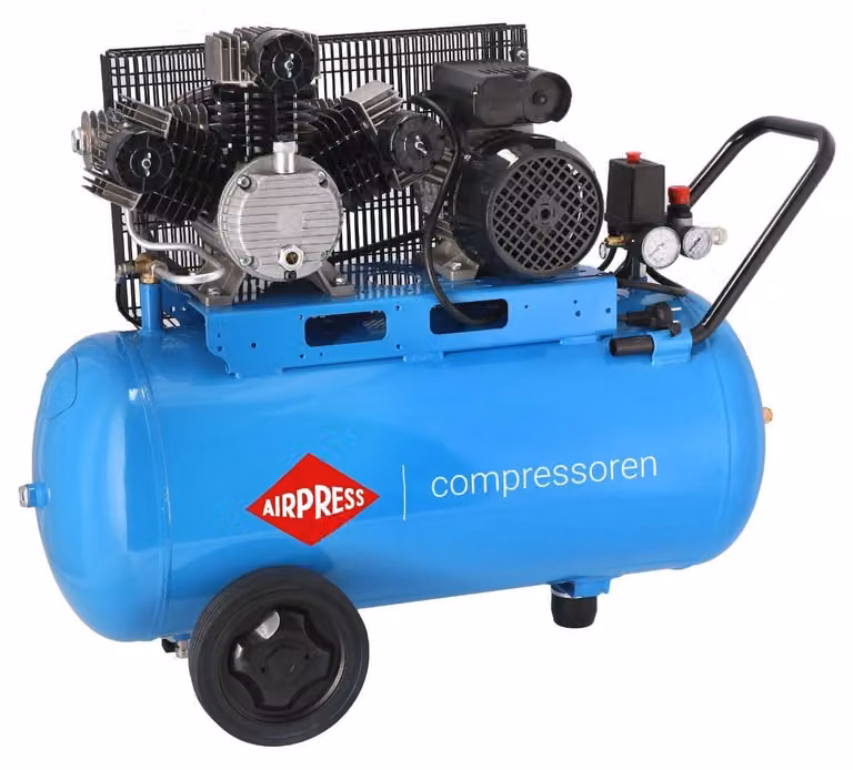 Compressore d'aria - 100 litri - 10 bar - 3 cavalli - Alimentazione elettrica - Professionale