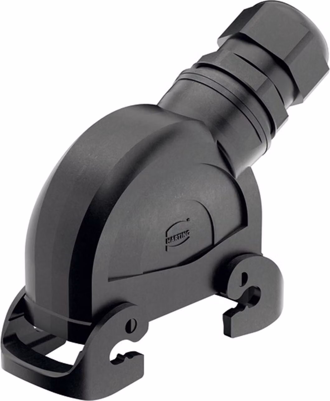 HARTING Han ECO 24B Custodia con pressacavo, 1 uscita cavo laterale M40, con 2 staffe trasversali - 1 pezzo