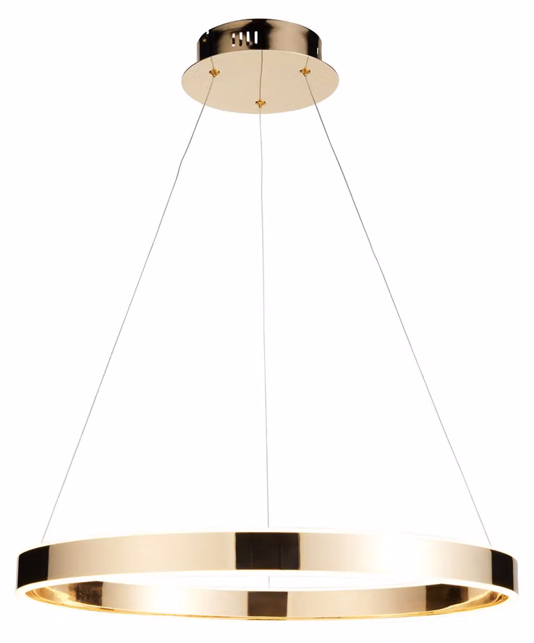 Lampada a sospensione LED GEN dorata 42 W, luce calda 2450 lm, metallo, dimensioni: 158 x 60 x 60 cm, IP20, Endon