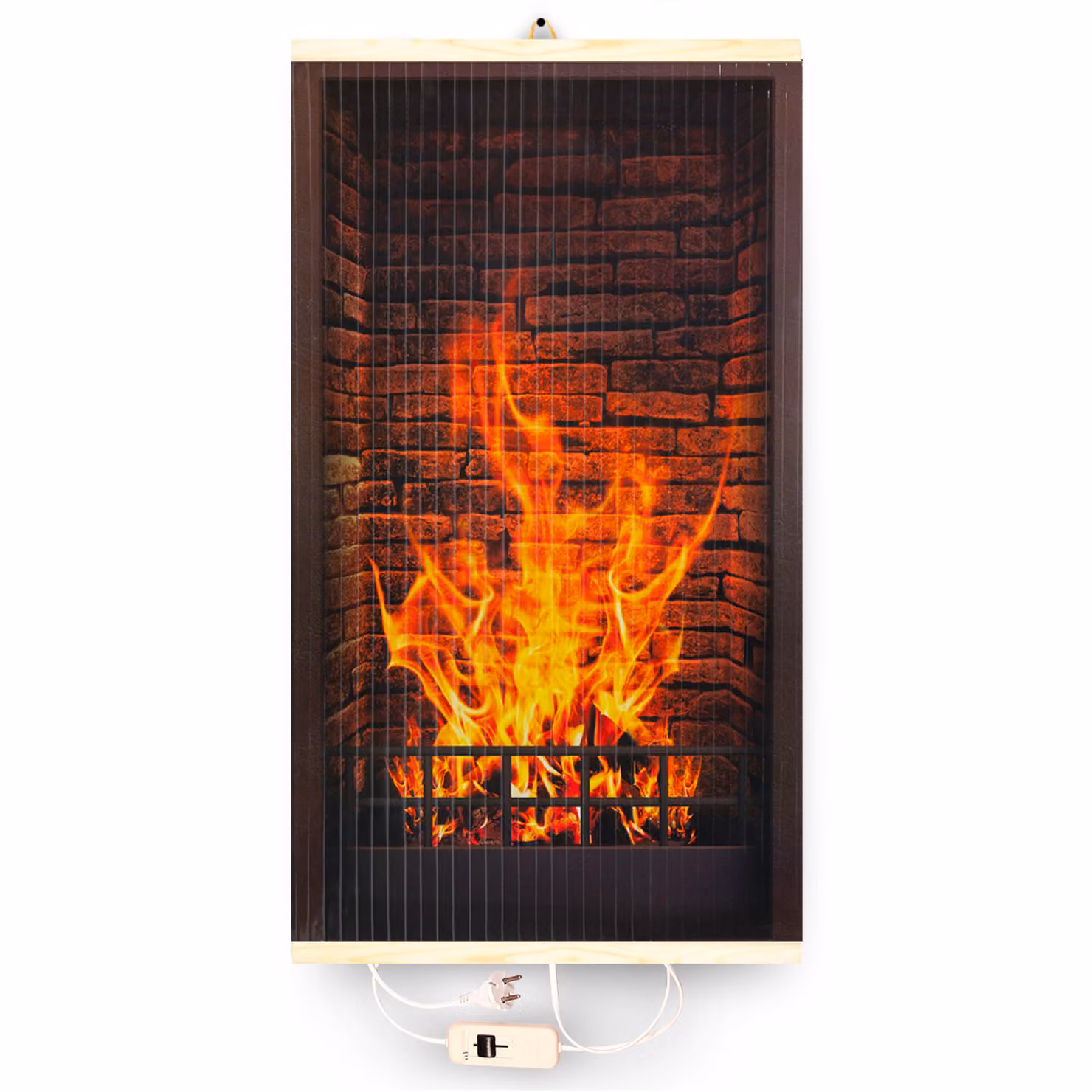 Riscaldamento a infrarossi termostato immagine riscaldatore pannello di riscaldamento a infrarossi radiatore 430W riscaldatore elettrico con camino motivo