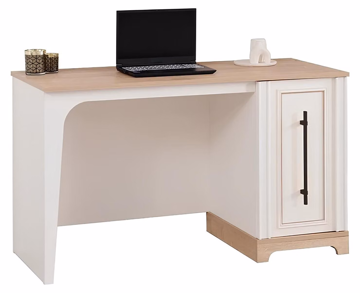 Beiger Computertisch Designer Arbeitszimmer Tisch Holz Schreibtische