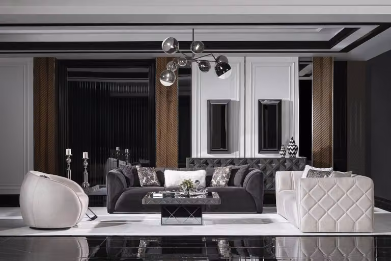 Sofagarnitur 4 3 1 Sitzer Wohnzimmer Komplett Sofas Set Weiß Modern Set