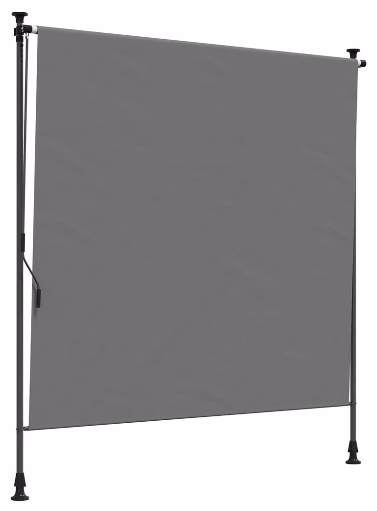Tenda a Rullo Esterna Grigio Chiaro 100 x 270 cm