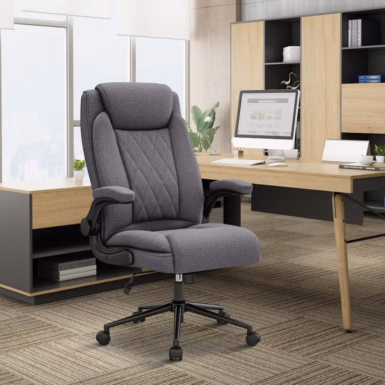 Sedia da ufficio ergonomica, dimensioni 60x61x110 cm, ideale per l'ufficio domestico