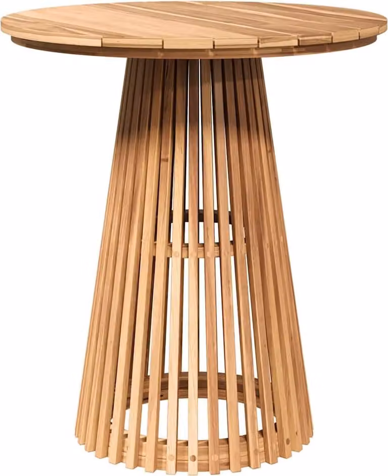 Tavolo laterale Marrone 70 x 70 x 75 cm Legno di teak solido